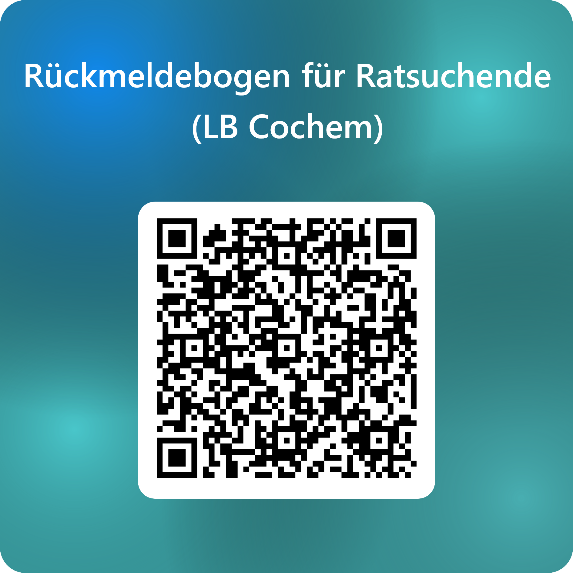 QRCode für Rückmeldebogen für Ratsuchende (LB Cochem)